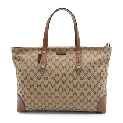 Gucci GG Canvas Original Large Tote (SHF-ksBIKd)