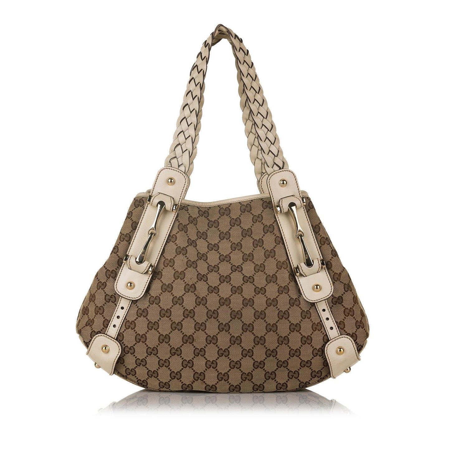 Gucci GG Canvas Pelham Horsebit Tote Bag (33012)