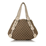 Gucci GG Canvas Pelham Horsebit Tote Bag (33012)