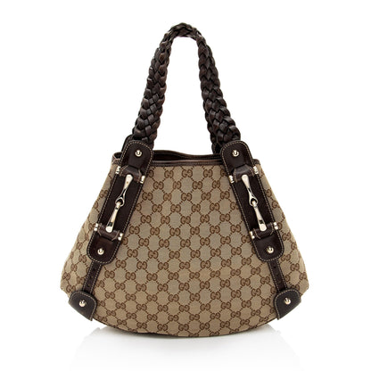 Gucci GG Canvas Pelham Small Shoulder Bag (SHF-HW7KzX)