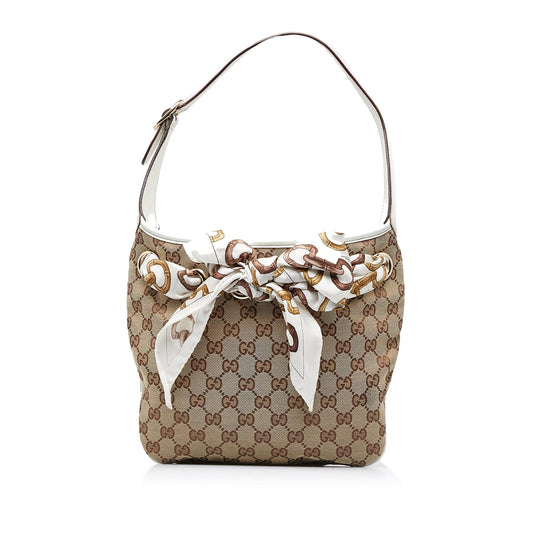 Gucci GG Canvas Positano Hobo (muHc4f)