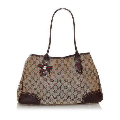 Gucci GG Canvas Princy Tote Bag (SHG-30396)