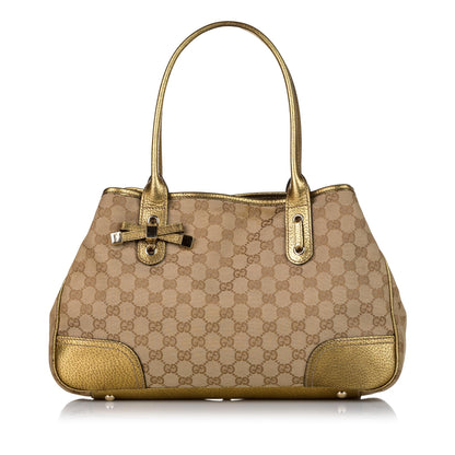 Gucci GG Canvas Princy Tote Bag (34663)