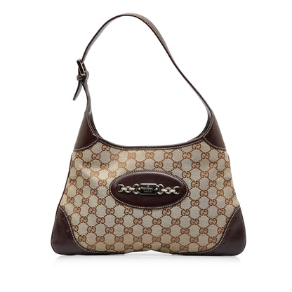 Gucci GG Canvas Punch Hobo Bag (mR2vQ1)