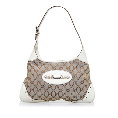 Gucci GG Canvas Punch Shoulder Bag (1mCEKQ)