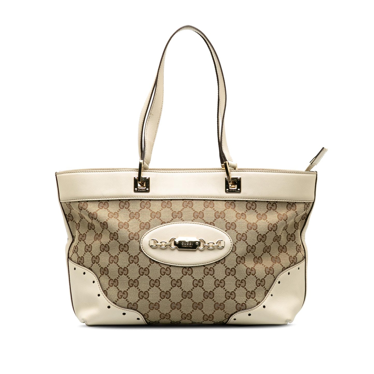 Gucci GG Canvas Punch Tote Bag (9tCHfx)