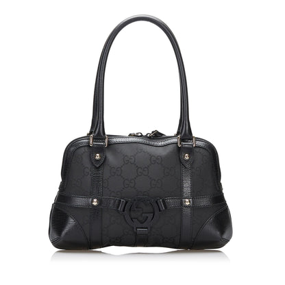 Gucci GG Canvas Reins Handbag (kxn1Yk)