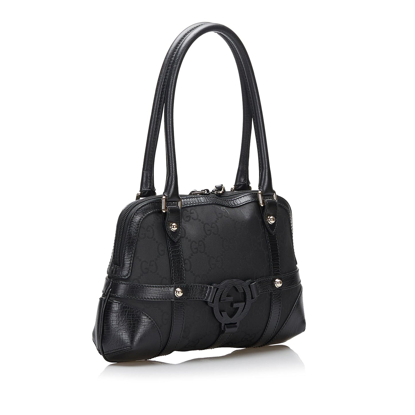 Gucci GG Canvas Reins Handbag (kxn1Yk)