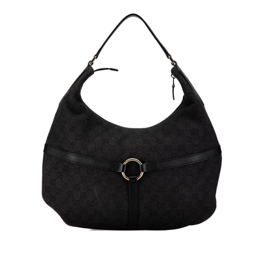 Gucci GG Canvas Reins Hobo Bag (oCFlyu)