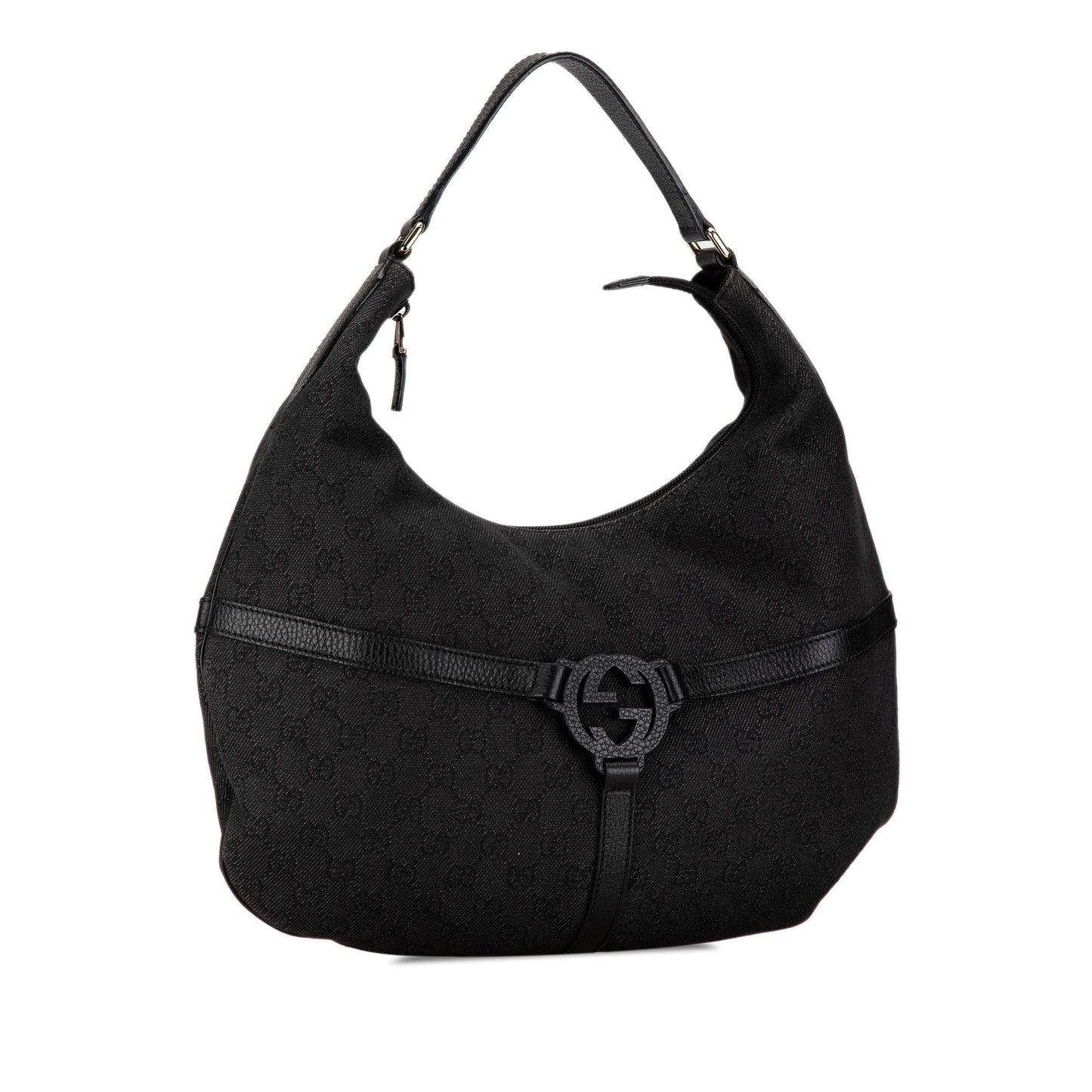 Gucci GG Canvas Reins Hobo Bag (oCFlyu)