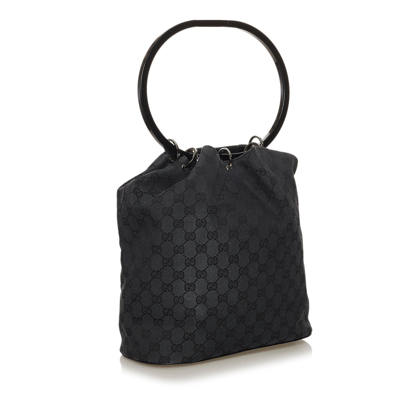 Gucci GG Canvas Ring Handle Handbag (SHG-28500)