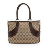 Gucci GG Canvas Ring Medium Zip Tote (SHF-22955)