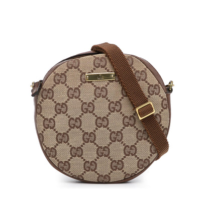 Gucci GG Canvas Round Crossbody (vcB2C2)
