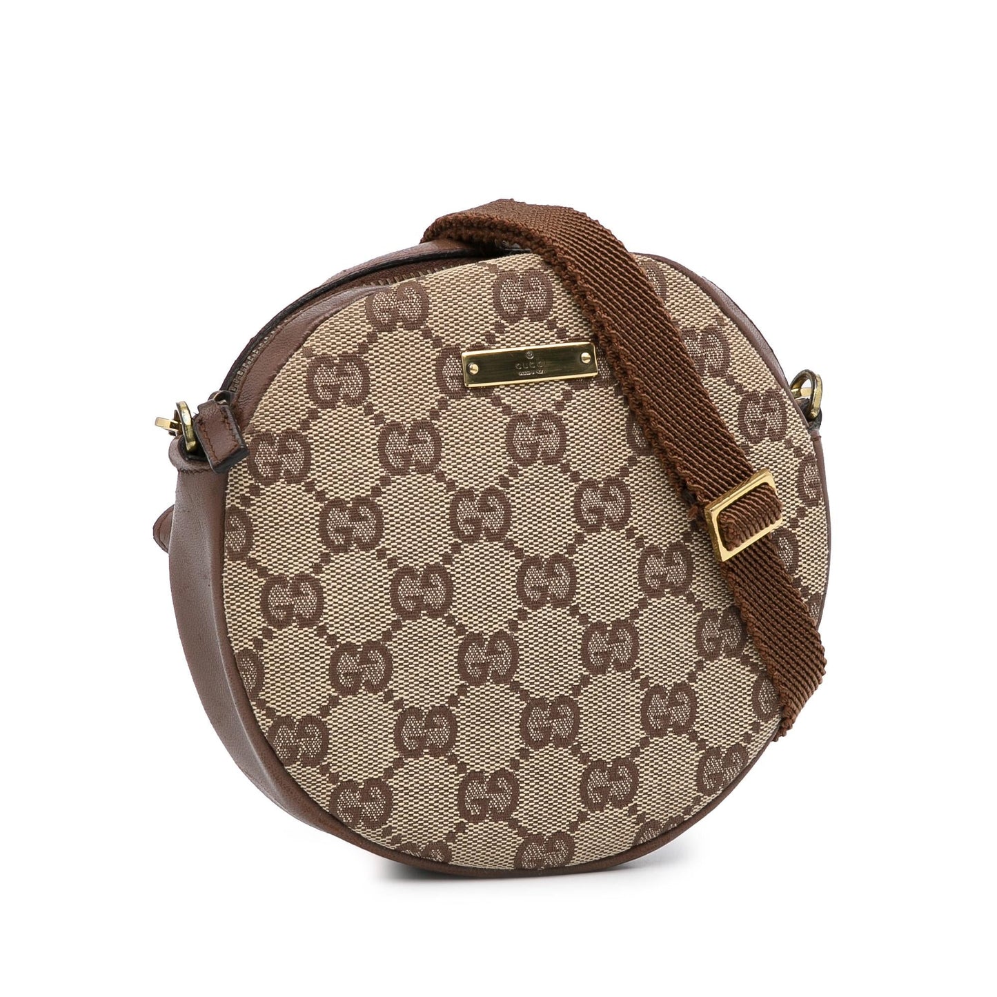 Gucci GG Canvas Round Crossbody (vcB2C2)