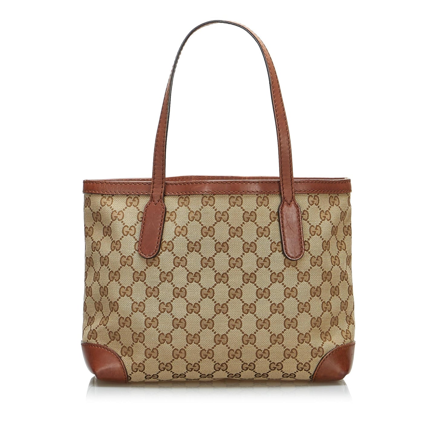 Gucci GG Canvas Stirrup Handbag (4H8XJO)
