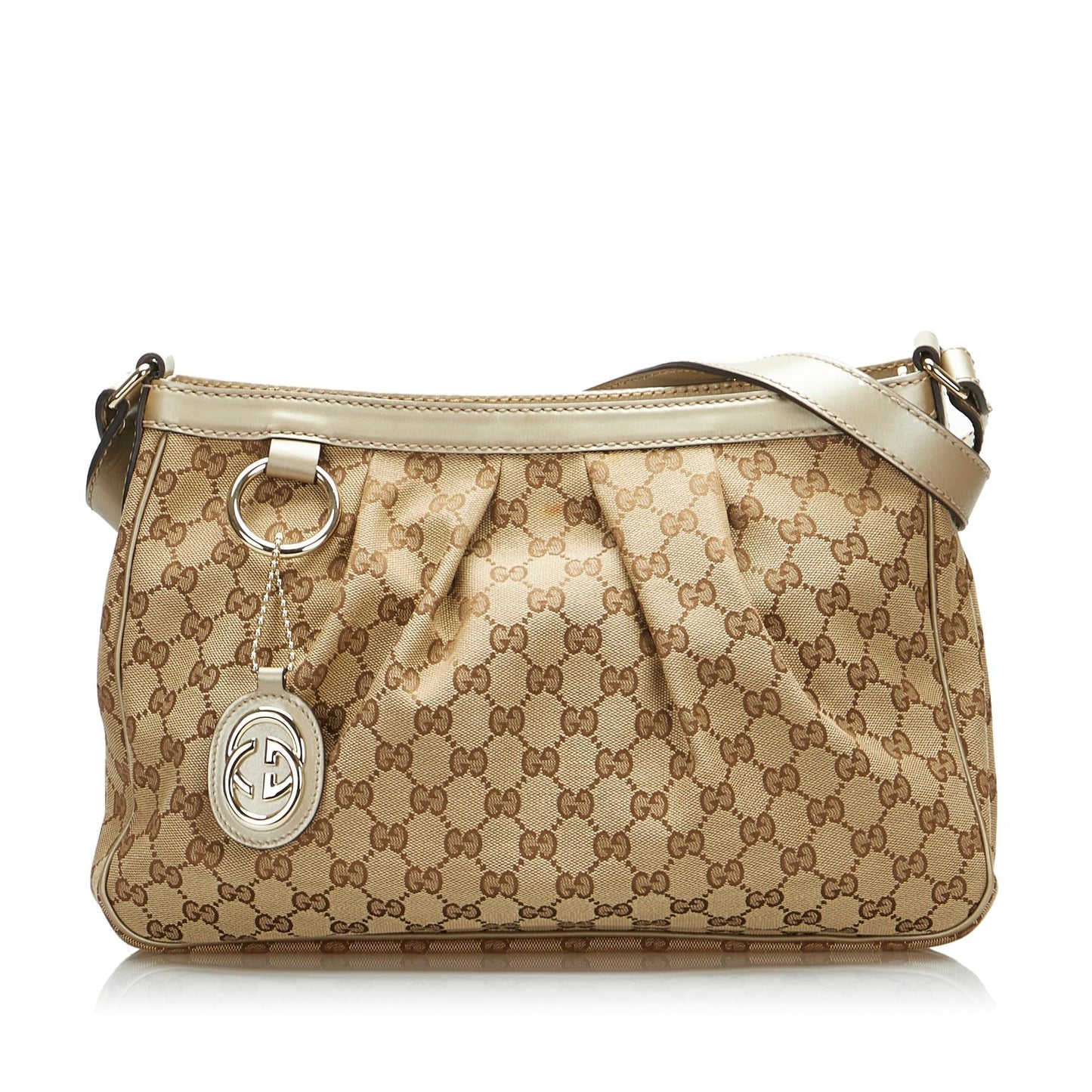 Gucci GG Canvas Sukey Crossbody (6B53zF)