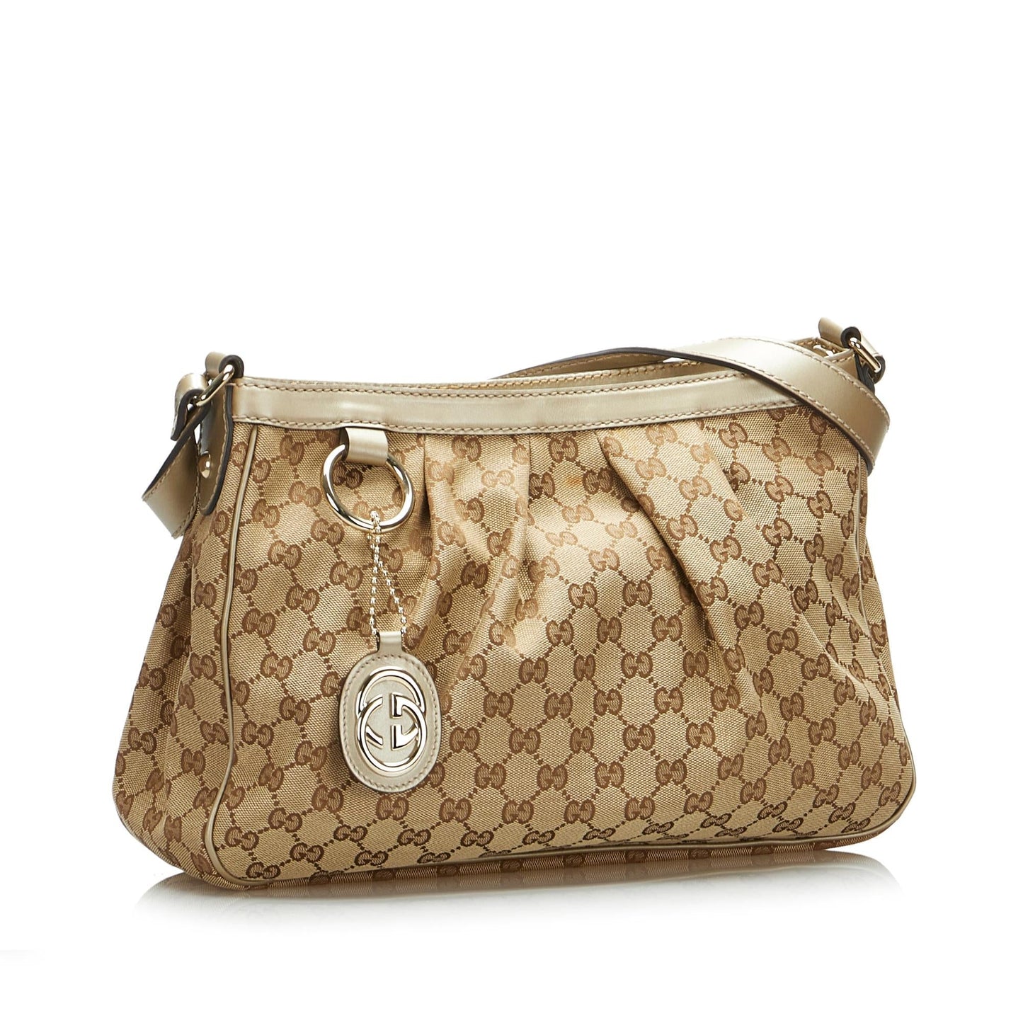 Gucci GG Canvas Sukey Crossbody (6B53zF)