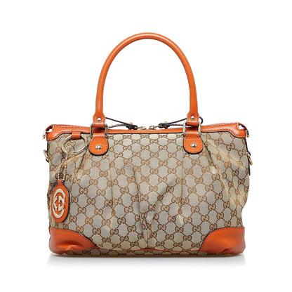 Gucci GG Canvas Sukey Handbag (FQKJj5)