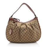 Gucci GG Canvas Sukey Hobo (SHF-22162)