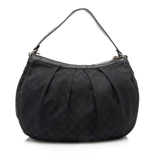 Gucci GG Canvas Sukey Hobo (SHF-23397)