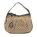 Gucci GG Canvas Sukey Hobo (SHF-23805)