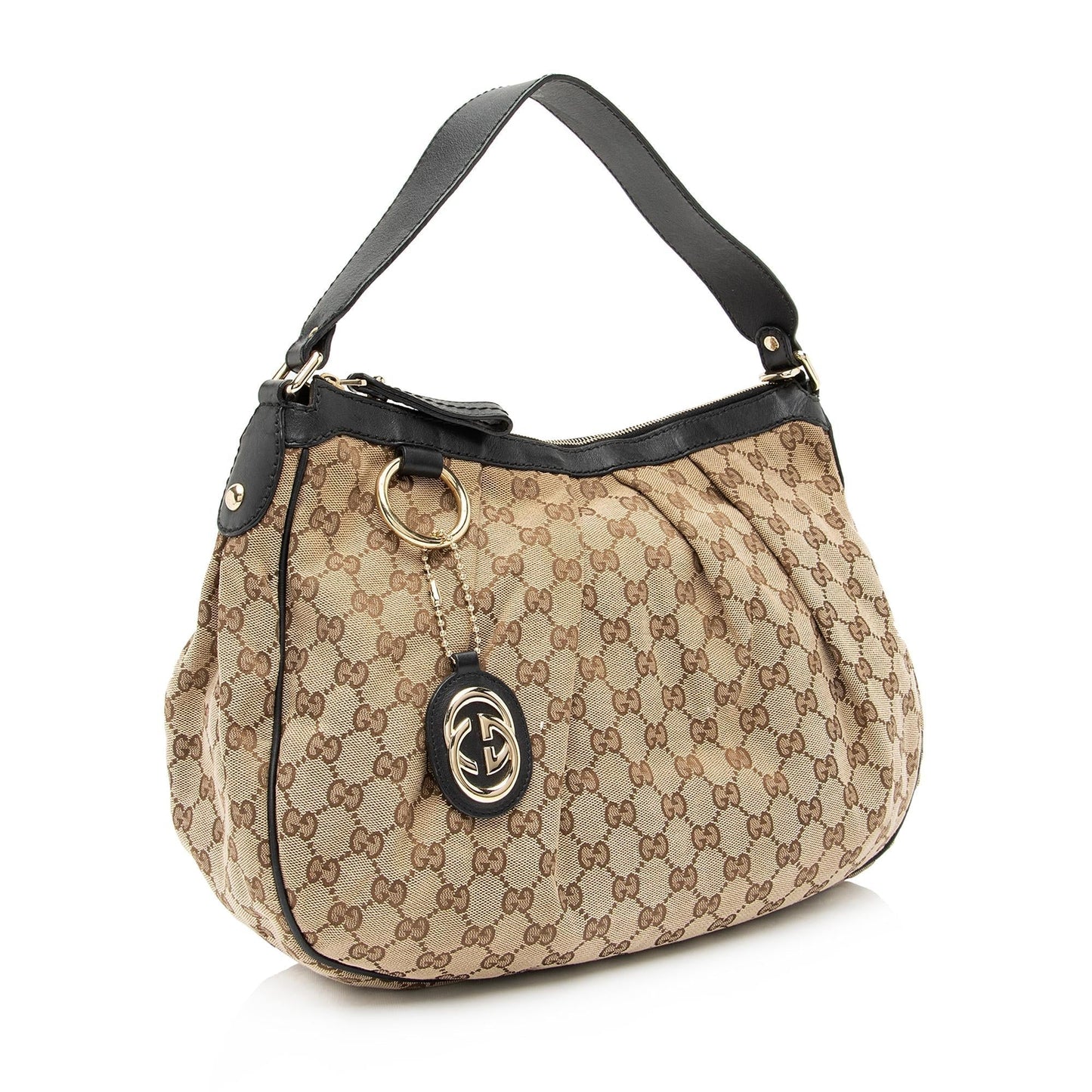 Gucci GG Canvas Sukey Hobo (SHF-23805)