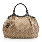 Gucci GG Canvas Sukey Large Tote (SHF-19513)