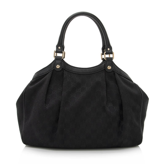 Gucci GG Canvas Sukey Medium Tote (SHF-22369)
