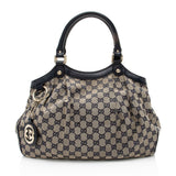 Gucci GG Canvas Sukey Medium Tote (SHF-Bw59AB)