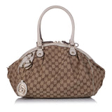 Gucci GG Canvas Sukey Satchel (SHG-29098)