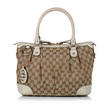 Gucci GG Canvas Sukey Satchel (30428)