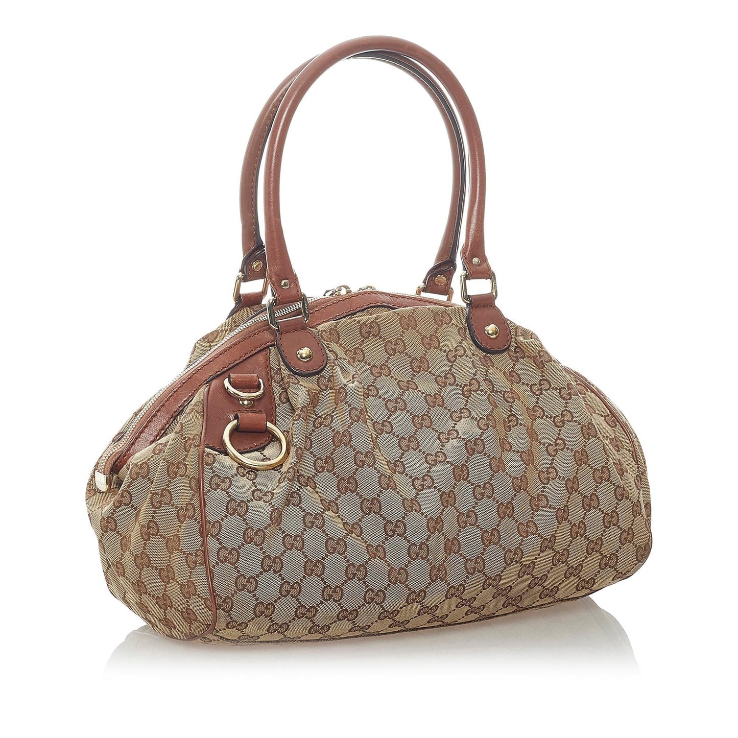 Gucci GG Canvas Sukey Satchel (32301)