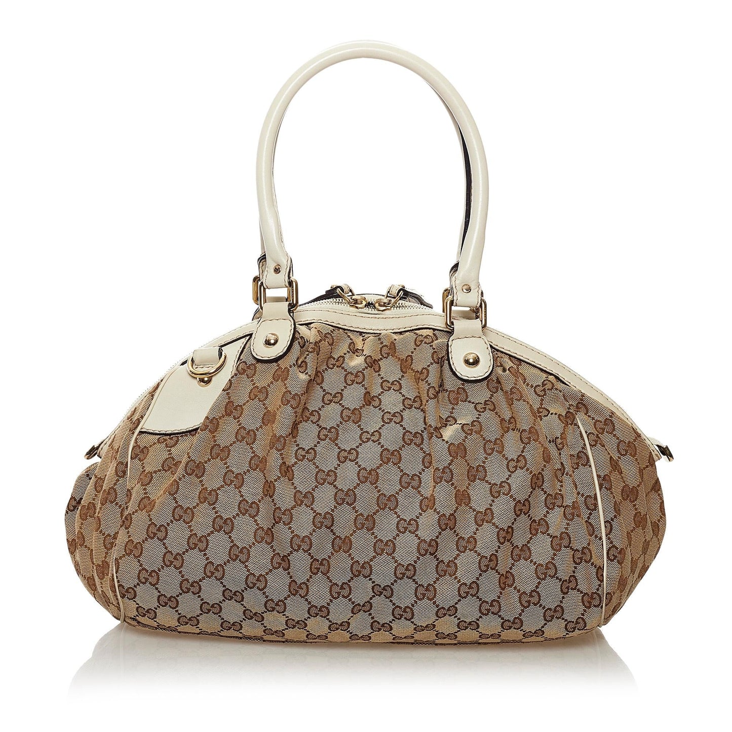 Gucci GG Canvas Sukey Satchel (32634)