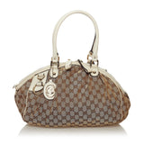 Gucci GG Canvas Sukey Satchel (32634)