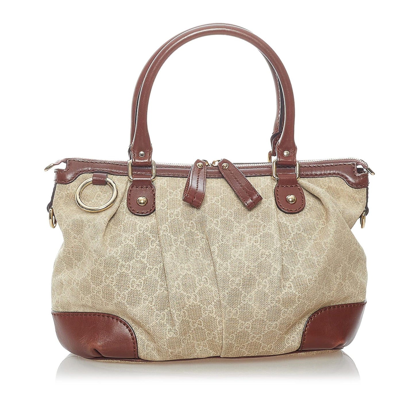 Gucci GG Canvas Sukey Satchel (SHG-32672)