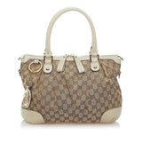 Gucci GG Canvas Sukey Satchel (33280)