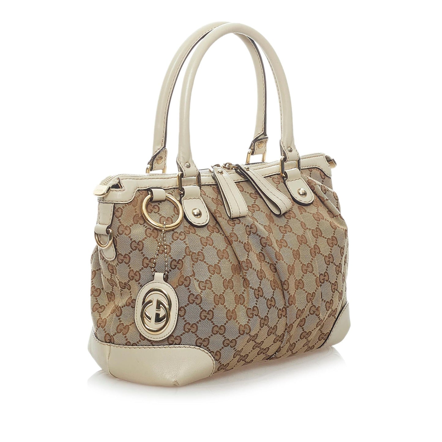 Gucci GG Canvas Sukey Satchel (33280)