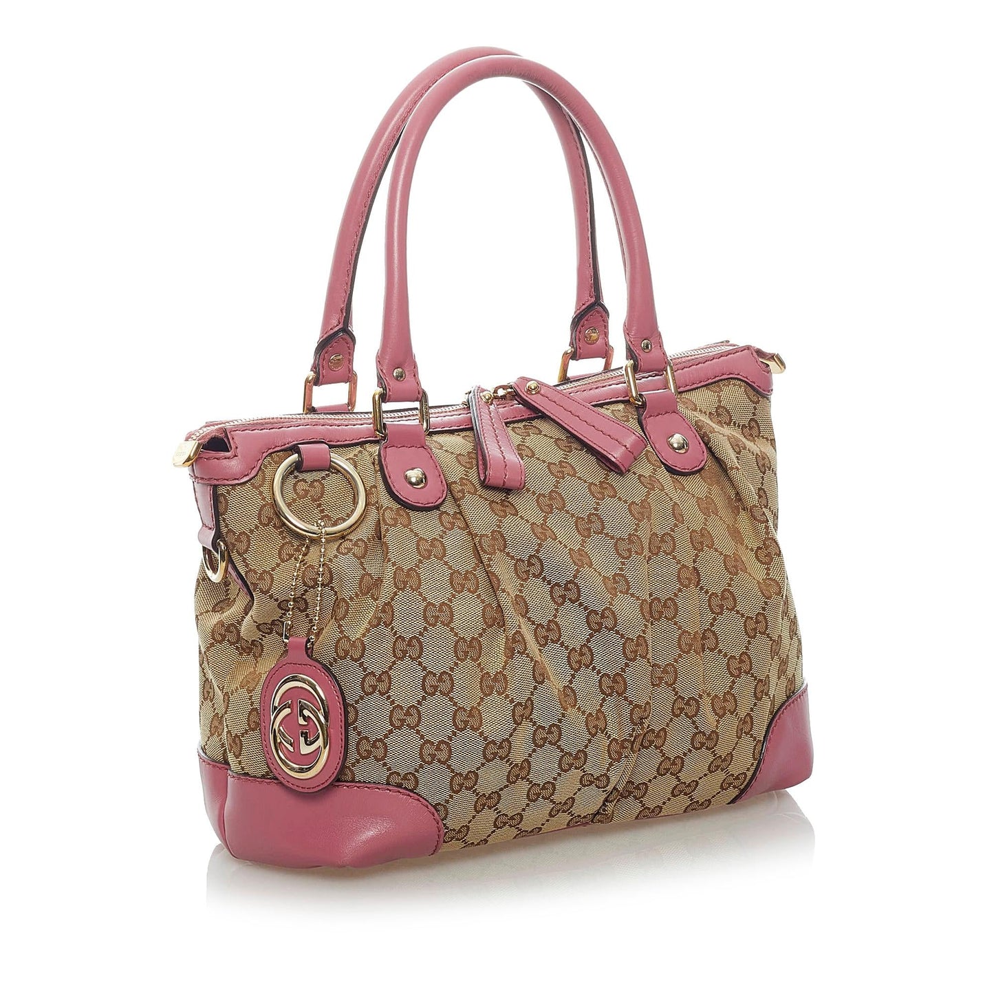 Gucci GG Canvas Sukey Satchel (33524)