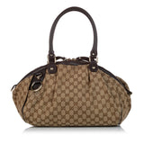 Gucci GG Canvas Sukey Satchel (34504)