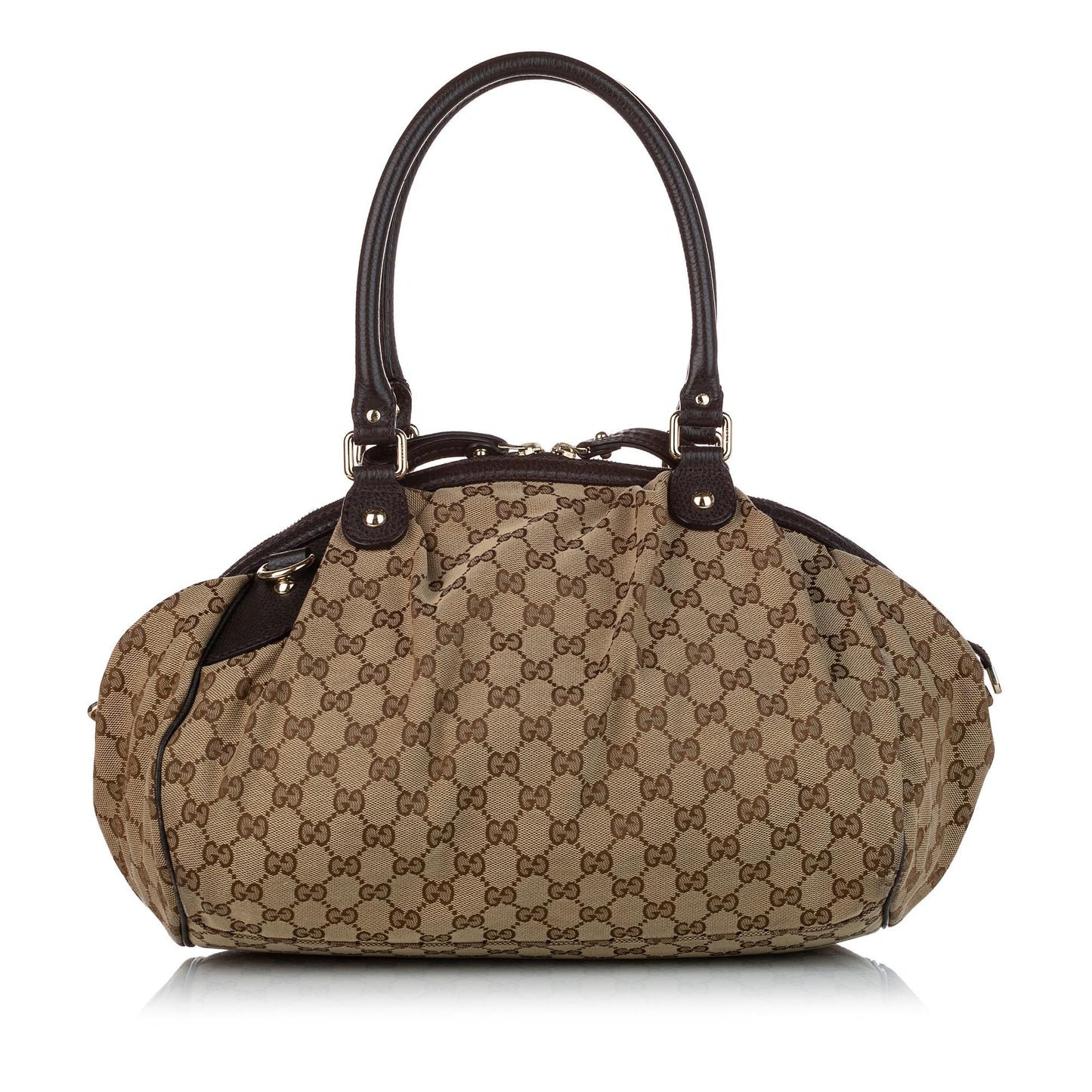 Gucci GG Canvas Sukey Satchel (37363)