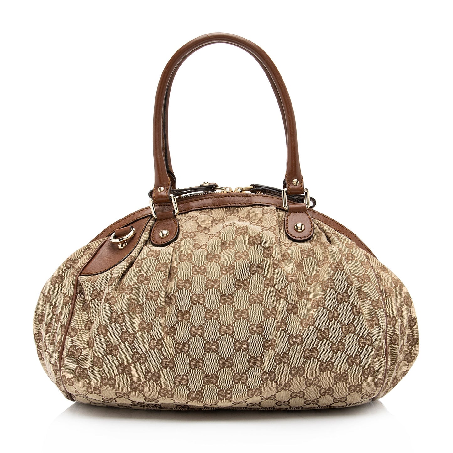 Gucci GG Canvas Sukey Satchel (SHF-LMfHFS)