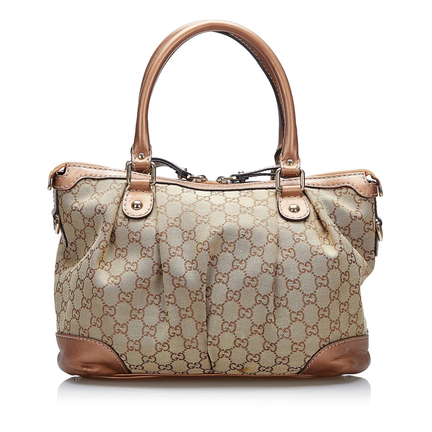 Gucci GG Canvas Sukey Satchel (tzQVlR)