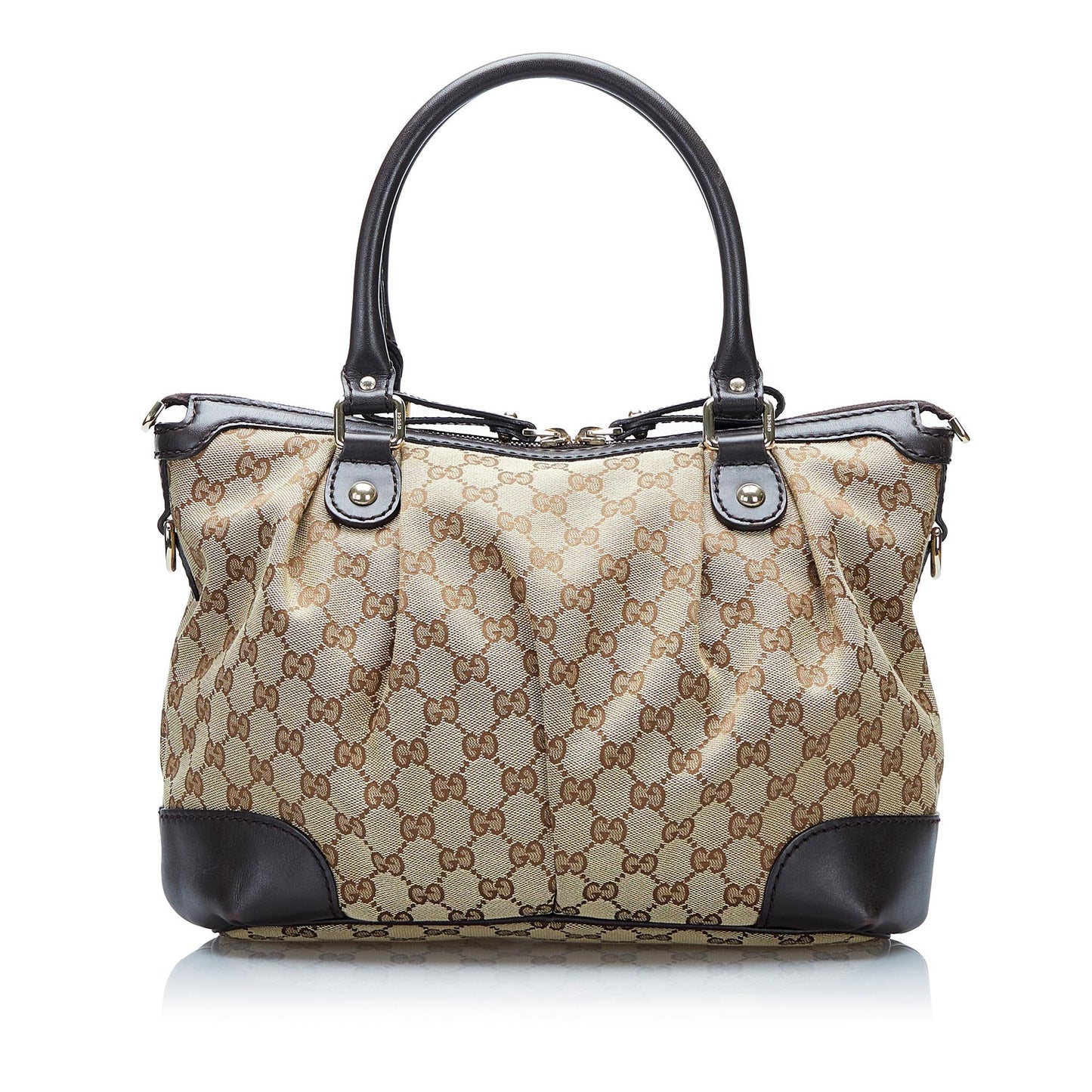 Gucci GG Canvas Sukey Satchel (eP2ZCC)