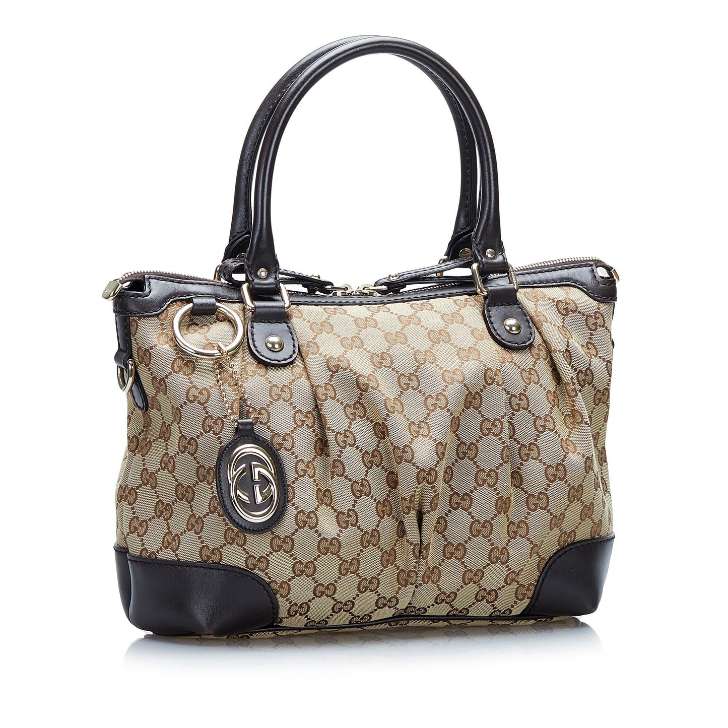 Gucci GG Canvas Sukey Satchel (eP2ZCC)
