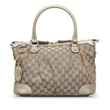Gucci GG Canvas Sukey Satchel (Qp9hPO)