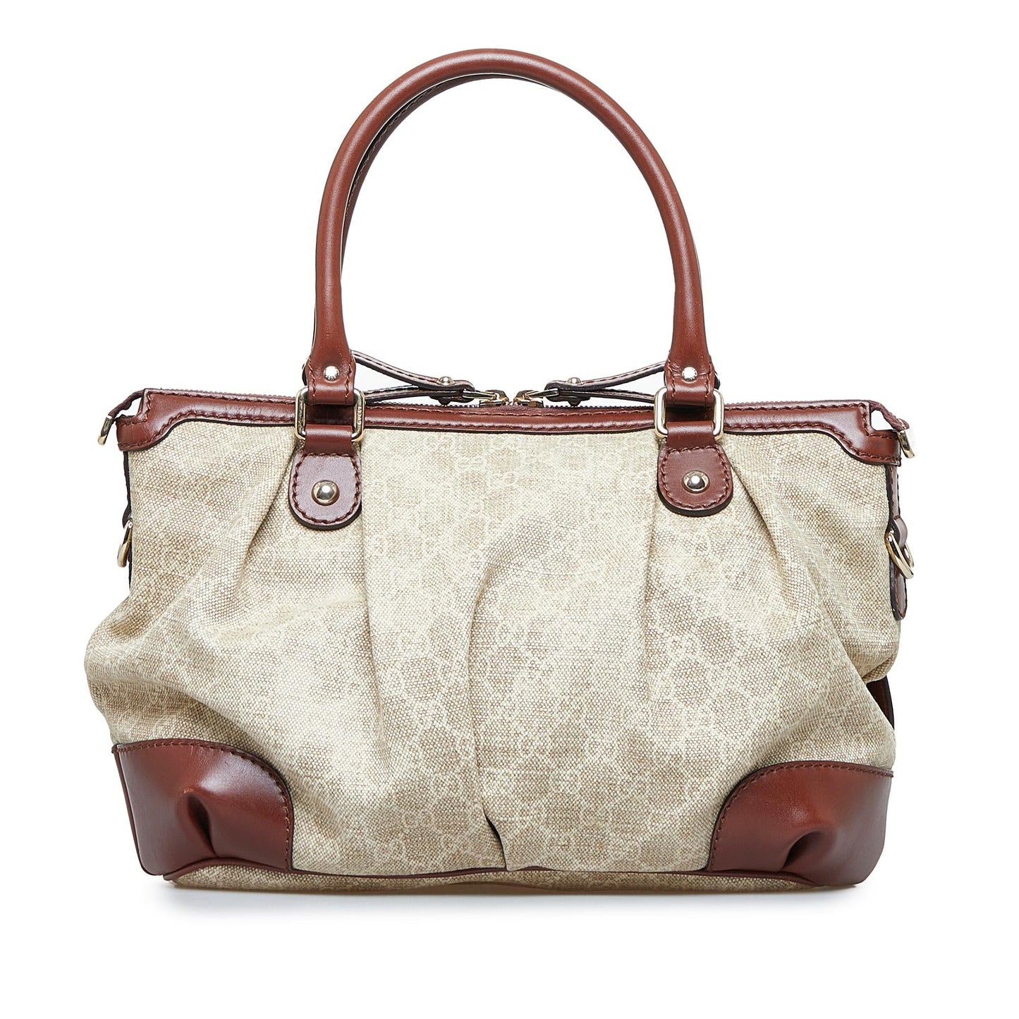 Gucci GG Canvas Sukey Satchel (M2Kzun)