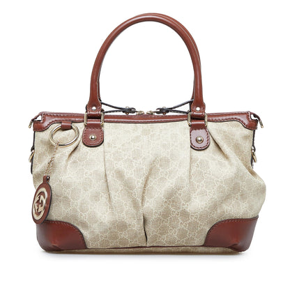 Gucci GG Canvas Sukey Satchel (M2Kzun)
