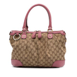 Gucci GG Canvas Sukey Satchel (2jI04a)