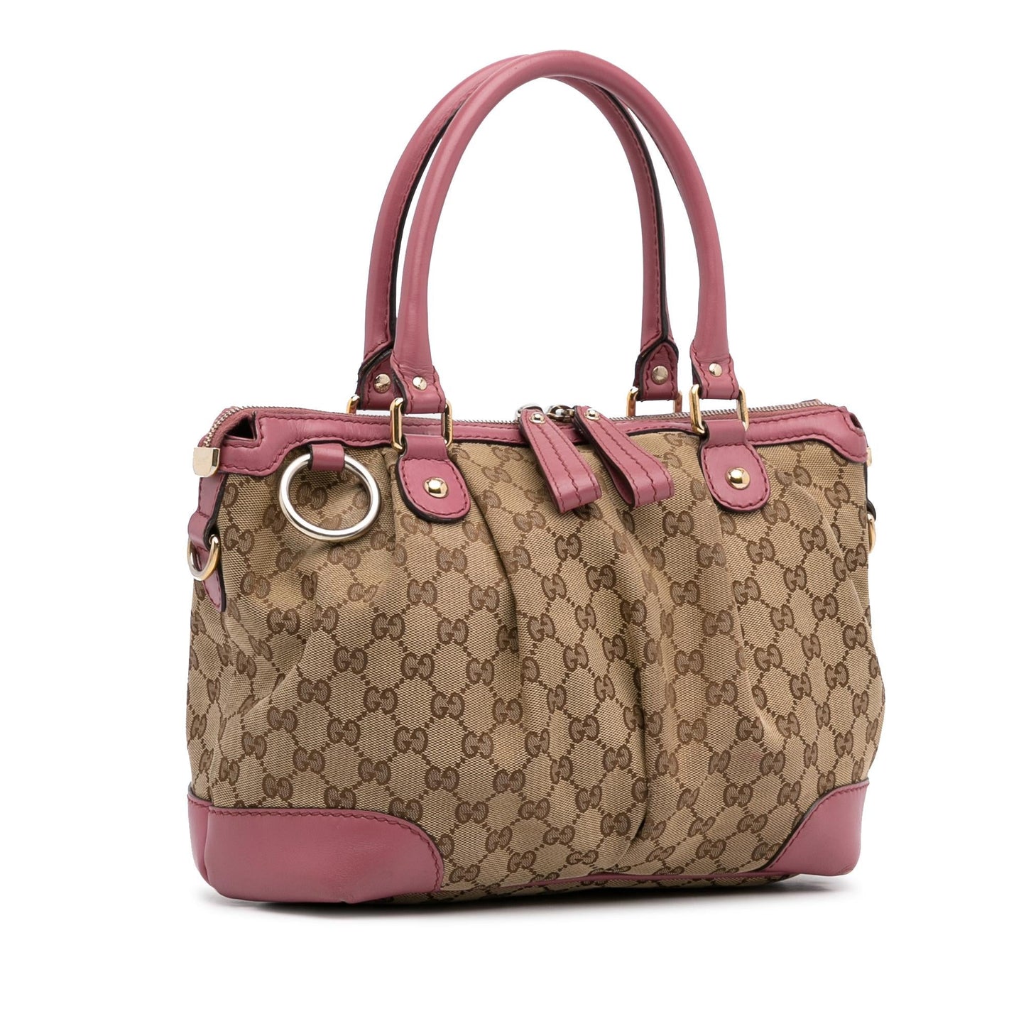 Gucci GG Canvas Sukey Satchel (2jI04a)