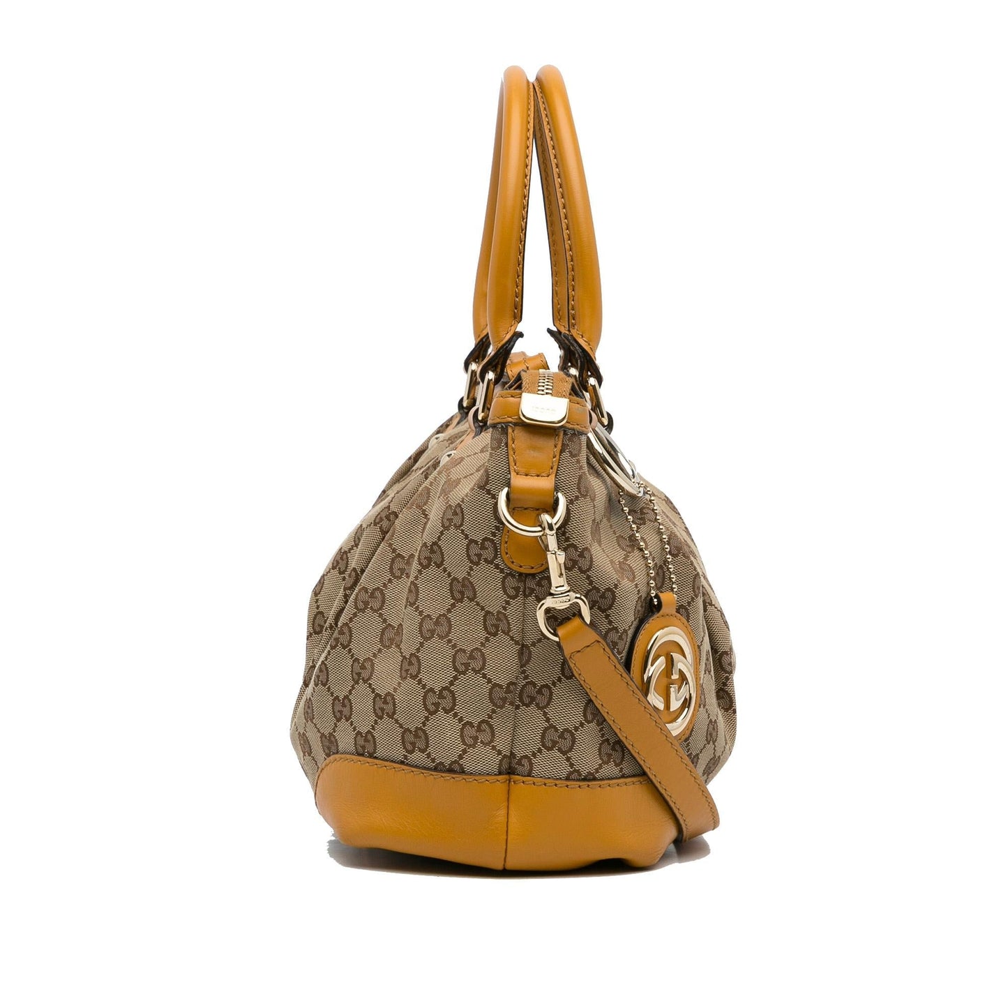 Gucci GG Canvas Sukey Satchel (yf9JaJ)